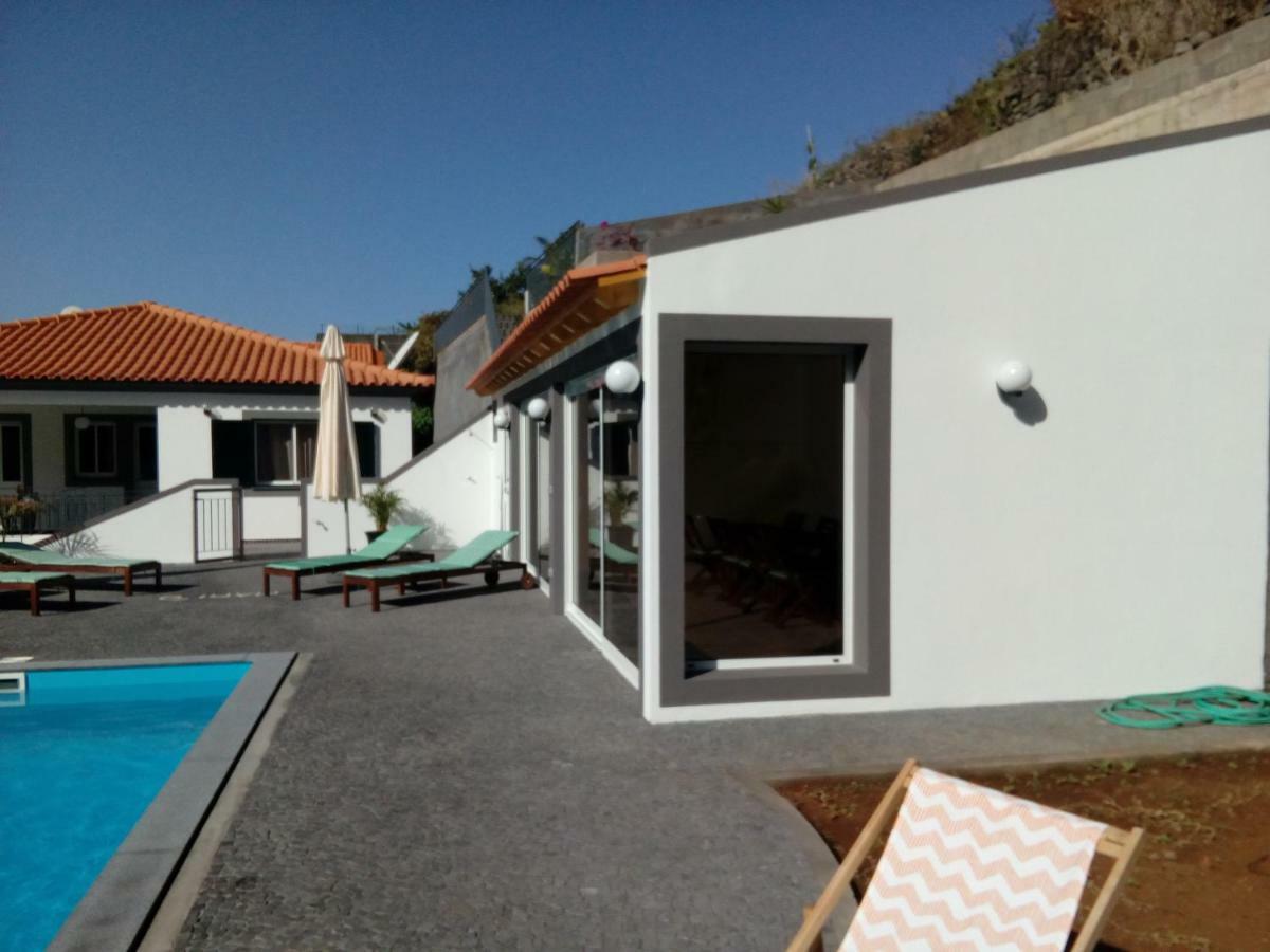 casa agapanthe piscine et vue mer Estreito Da Calheta Esterno foto