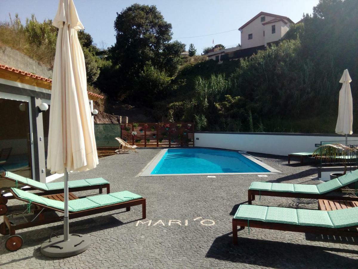 casa agapanthe piscine et vue mer Estreito Da Calheta Esterno foto